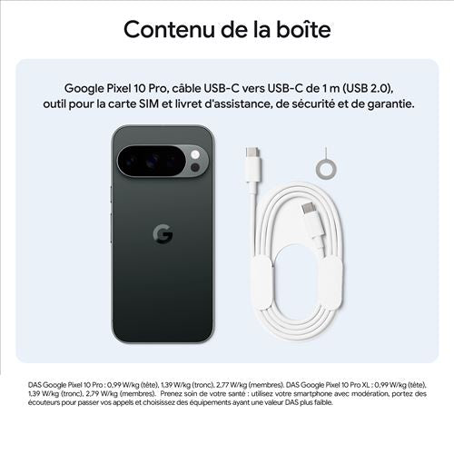 GOOGLE PIXEL 10 PRO – 128Go / 16Go RAM